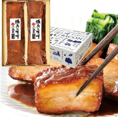 豚肉の味噌煮込み2本セット(化粧箱入り)