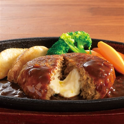 4種のチーズ入りハンバーグ